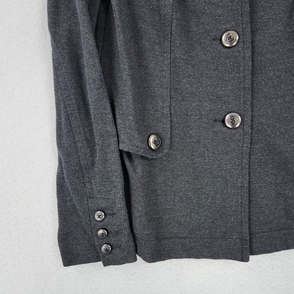Cabi Jacket Womens Small Gray Ponte Knit Crew Blazer Stretch Notch Lapel Career - Picture 3 of 12